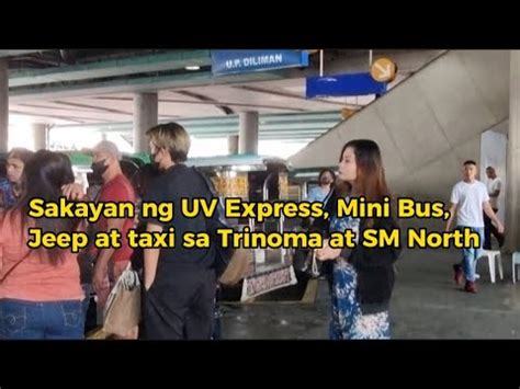 How to get from SM Megamall to Trinoma by night bus, taxi or car .